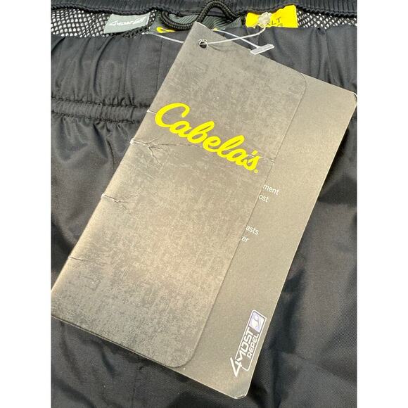 New with Tags Cabela's Black Rain Stopper Pants 2XLT - Picture 5 of 7